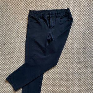 Uniqlo black stretch skinny jeans
